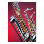 Saxophone Picture Greeting Card