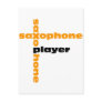 Saxophone Player Post Cards