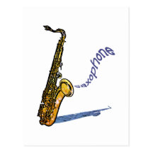 Saxophone Postcards