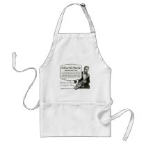Saxophone Vintage Ad Apron