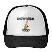 Saxophones Rock Mesh Hat