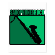 Saxophones Rock! Postcards