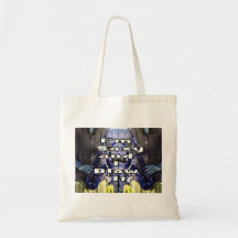 saxy and I blow it middle blue double solid player Tote Bags
