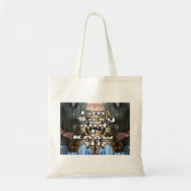 saxy and know it middle bw double solid player pic canvas bag