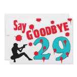 Say Goodbye To 29 A 30th Birthday Celebration invitations