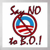 Say NO to B.O. Poster