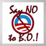Say NO to B.O. Poster