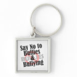 Say No to Bullies keychains