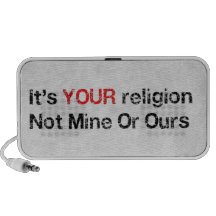 Say No To God Cults iPhone Speaker
