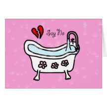 Say No to Love Anti Valentines Day Card