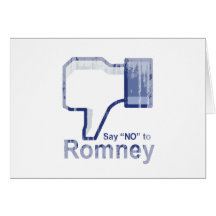 Say No to Romney.png Greeting Card