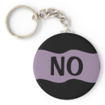 Say No to Violence, Abuse, Drugs, Alcohol, & Fear keychains