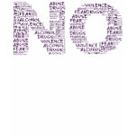 Say No to Violence, Abuse, Drugs, Alcohol, & Fear t-shirts