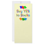 Say Yes to BOOKS Full Color Rack Card