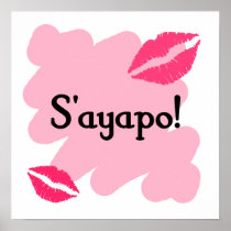 S'ayapo - Greek I love you Poster