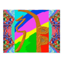 Sayhayki   BOLD Rainbow Post Cards