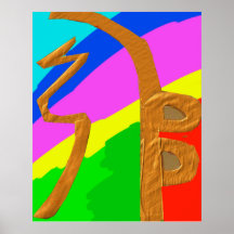 Sayhayki   BOLD Rainbow - Reiki Healing Sign Posters