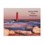 Saying Hello FromWisconsin postcards