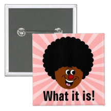 Saying Hello to New Friends in an Old Way Pinback Buttons
