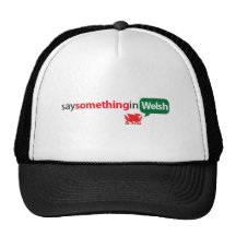 SaySomethinginWelsh Trucker Hats