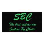 sbcblackback customized photo card