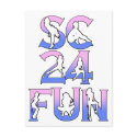 SC24FUN LOGO postcards