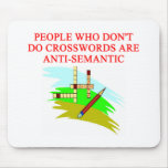 scabble and crossword game player design mousepads