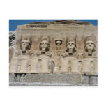 Scale model sand sculpture of Egyptian ruins, Egyp Post Cards