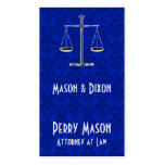 Scales of Justice Business Card