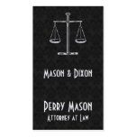 Scales of Justice Business Cards