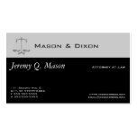 Scales of Justice Business Cards