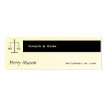 Scales of Justice Business Cards