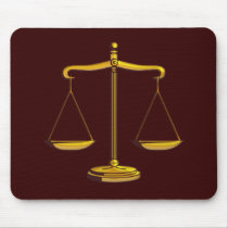 Scales of Justice - Mousepad