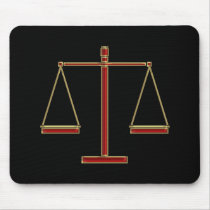Scales of Justice - Mousepad