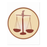 Scales of Justice Post Cards