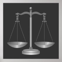 Scales of Justice Posters