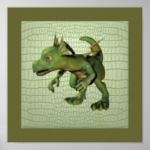 Scaley Dragon Poster