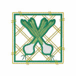 Scallions embroidered shirts