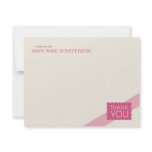 Scalloped Hot Pink | Flat Thank You Note Cards