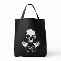 Scallywag & Crossed Pistons Tote Bags