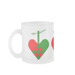 Scandinavian Christmas Hearts mugs