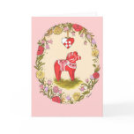 Scandinavian Dala Horse Valentines Card