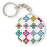 Scandinavian Flowers Keychain