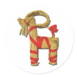 Scandinavian Yule Goat stickers