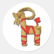 Scandinavian Yule Goat Stickers