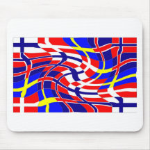 Scandinavy Wavy Mouse Mat