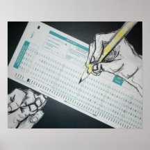 scantron illustration print