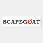 scapegoat bumper sticker