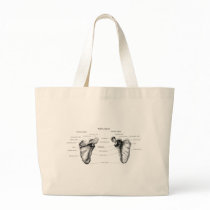 Scapula Details Tote Bags