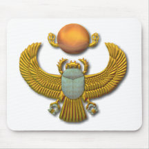 Scarab-gold Mouse Pads